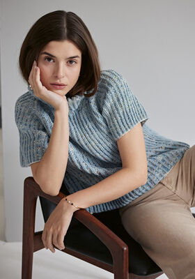 PULLOVER Cool Wool & Cool Wool hand-dyed - Strikkeoppskrift (SE) fra Lana Grossa