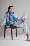 Lana Grossa STOLA Cool Wool Lace hand-dyed - Strikkeoppskrift (SE)