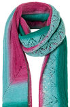 Lana Grossa STOLA Cool Wool Lace hand-dyed - Strikkeoppskrift (SE)
