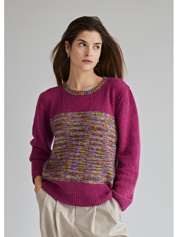 Lana Grossa PULLOVER Ecopuno & Ecopuno hand-dyed - Strikkeoppskrift (SE)