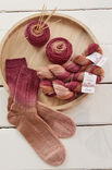 Lana Grossa SOKKER Meilenweit Merino hand-dyed - Strikkeoppskrift (SE)