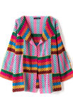 Lana Grossa HEKLET CARDIGAN Elastico - Hekleopskrift (SE)