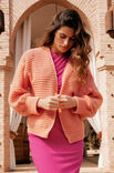 Lana Grossa HEKLET CARDIGAN Ecopuno - Hekleopskrift (SE)