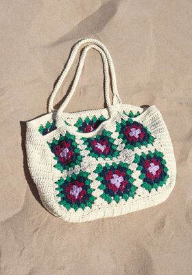 HEKLET SHOPPING BAG Organico - Hekleopskrift (DK) fra Lana Grossa
