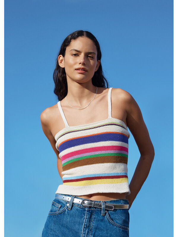 Lana Grossa HEKLET TOP Cotone & Elastico - Hekleopskrift (DK)