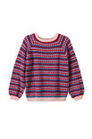 Lana Grossa HEKLET RAGLANPULLOVER Elastico - Hekleopskrift (DK)