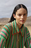 Lana Grossa HEKLET CARDIGAN Organico - Hekleopskrift (DK)