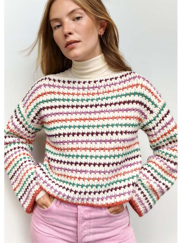 Lana Grossa GENSER Cool Merino Big & Twinny - Hekleopskrift (NO)