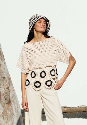 HEKLET SHIRT Campo - Hekleopskrift (NO) fra Lana Grossa