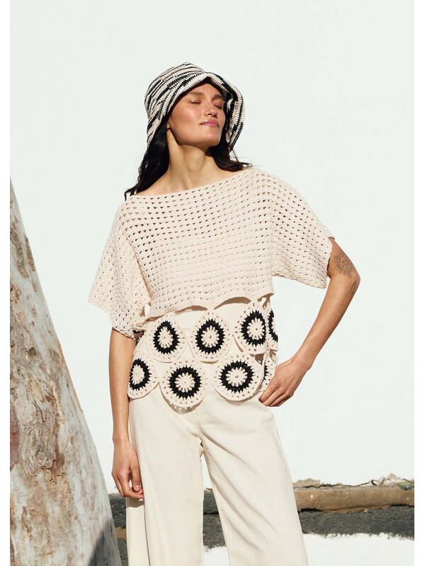 Lana Grossa HEKLET SHIRT Campo - Hekleopskrift (NO)
