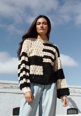 HEKLET PULLOVER Setapura - Hekleopskrift (NO) fra Lana Grossa