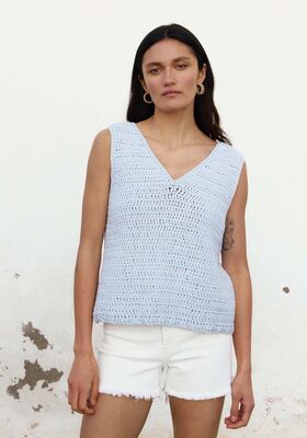 HEKLET TOPP Natural Cotton - Hekleopskrift (NO) fra Lana Grossa
