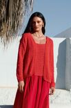 Lana Grossa HEKLET CARDIGAN Summer Cashmere - Hekleopskrift (NO)