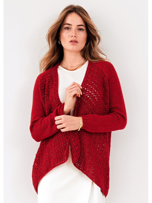 Lana Grossa CARDIGAN Linarte - Strikkeoppskrift (SE)