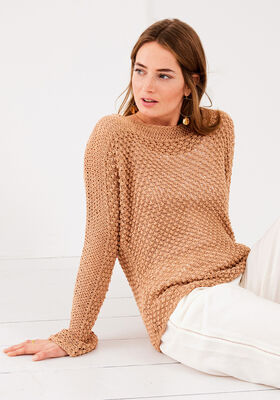 PULLOVER Linarte - Strikkeoppskrift (SE) fra Lana Grossa