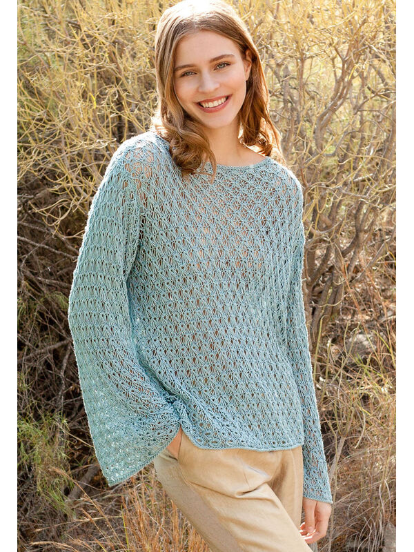 Lana Grossa PULLOVER Solo Lino - Strikkeinstruksjoner (DK)