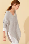 Lana Grossa PONCHO PULLOVER Ecopuno - Strikkeinstruksjoner (DK)