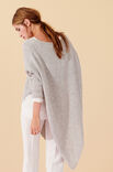 Lana Grossa PONCHO PULLOVER Ecopuno - Strikkeinstruksjoner (DK)