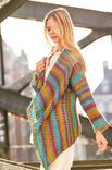 Lana Grossa JAKKE Alta Moda Cotolana & Alta Moda Cotolana Print - Strikkeoppskrift (DK)