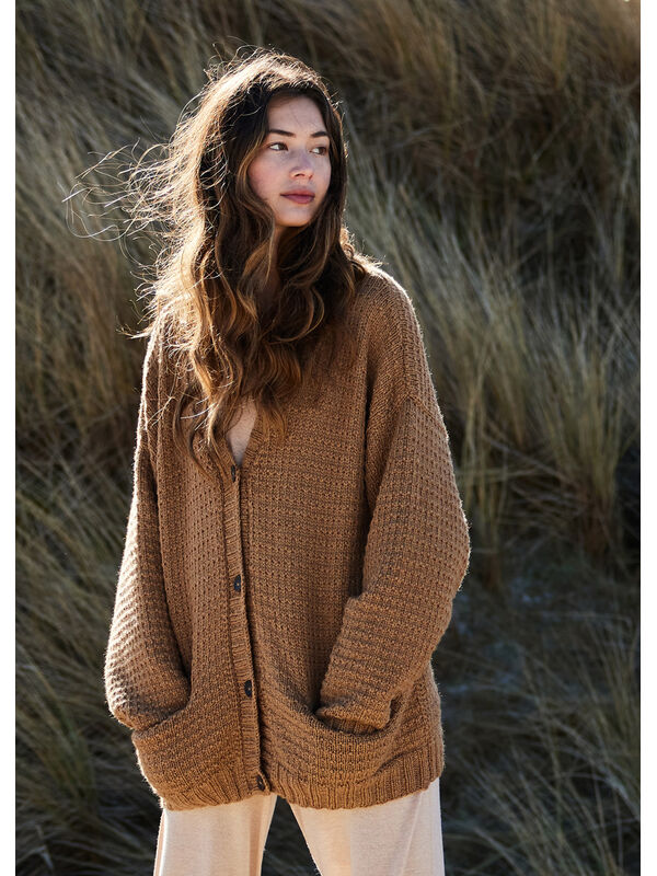 Lana Grossa JAKKE Cool Merino - Strikkeoppskrift (DK)