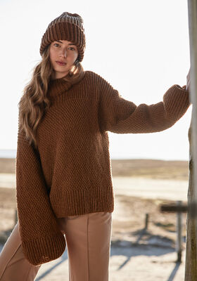 PULLOVER Cool Merino - Strikkeoppskrift (DK) fra Lana Grossa