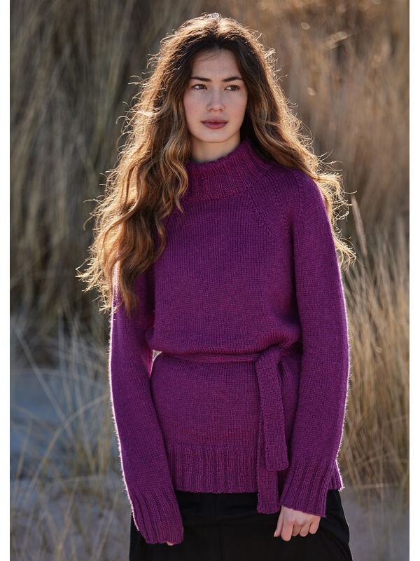 Lana Grossa RAGLANPULLOVER Cool Merino - Strikkeoppskrift (DK)