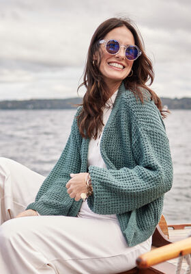 JACKE Alta Moda Cotolana - Strikkeoppskrift (DK) fra Lana Grossa