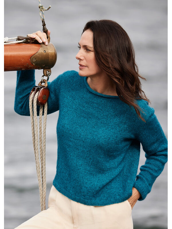 Lana Grossa PULLOVER Ecopuno - Strikkeoppskrift (DK)
