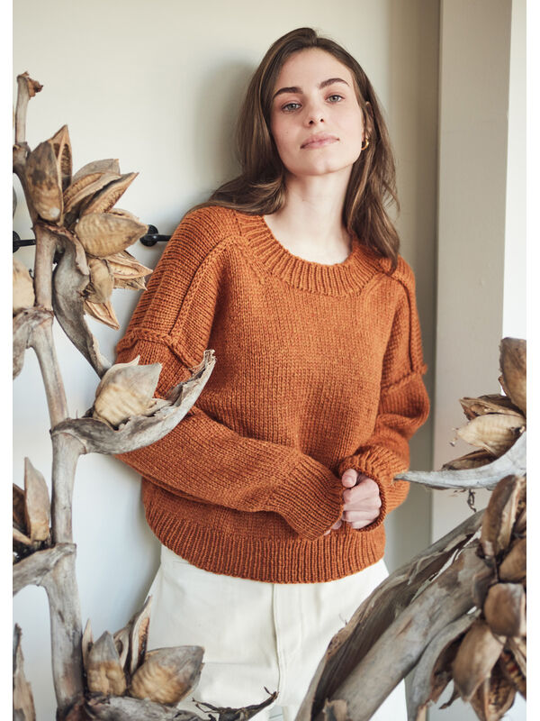 Lana Grossa PULLOVER Cool Merino Big - Strikkeoppskrift (DK)