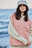 Lana Grossa VEST Cool Merino Big - Strikkeoppskrift (DK)