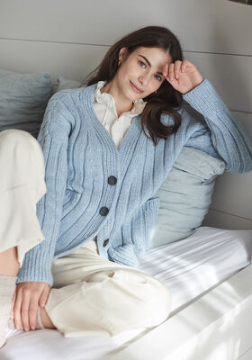 JAKKE Cool Merino Big - Strikkeoppskrift (DK) fra Lana Grossa