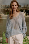 Lana Grossa V-PULLOVER Puno Luce - Strikkeoppskrift (DK)