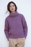 Lana Grossa GENSER MED RULLEKRAVE New Classic - Strikkeoppskrift (NO)