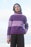 Lana Grossa FARGEBLOKK GENSER Cool Merino - Strikkeoppskrift (NO)