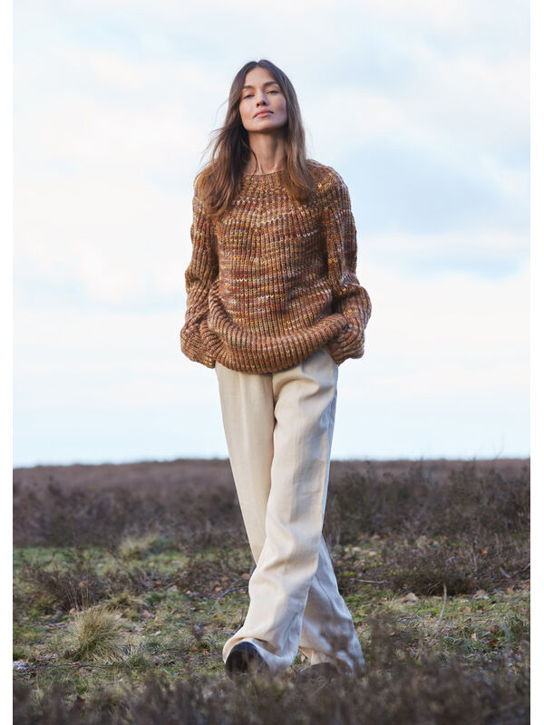Lana Grossa GENSER MED RUNDFELLING Cool Merino Big Color - Strikkeoppskrift (NO)