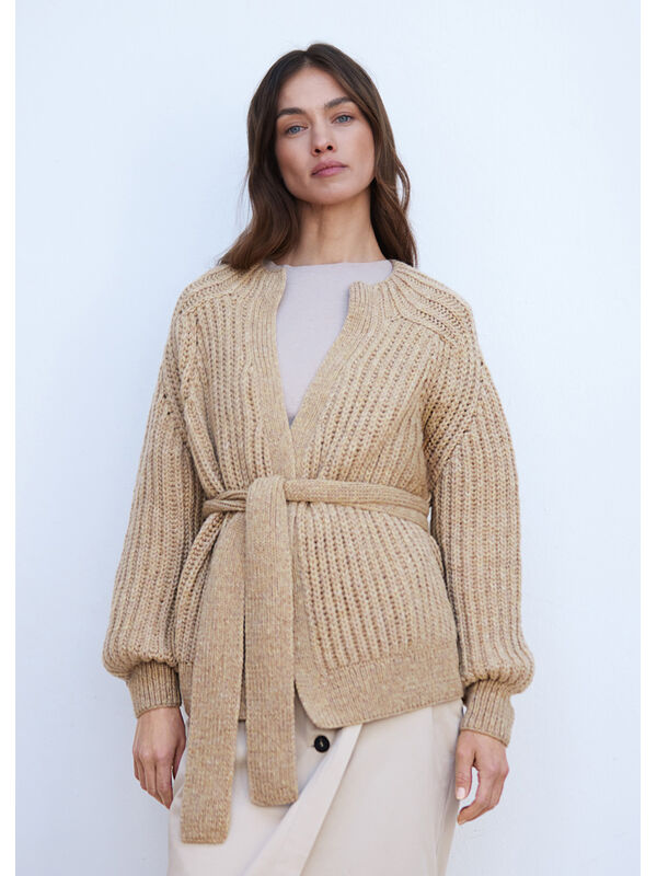 Lana Grossa PATENTSTRIKKET JAKKE Cool Merino Big & Cool Merino - Strikkeoppskrift (NO)