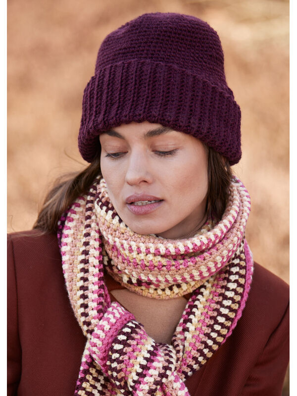 Lana Grossa HEKLET LUE Cool Merino - Hekleopskrift (NO)