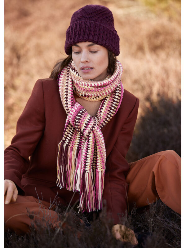 Lana Grossa HEKLET SKJERF Cool Merino - Hekleopskrift (NO)