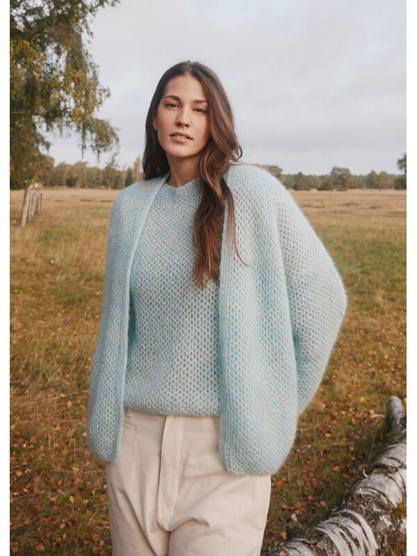 Lana Grossa CARDIGAN Bella & Silkhair - Strikkeoppskrift (NO)