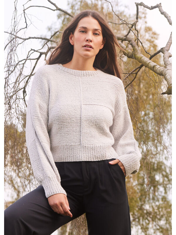 Lana Grossa PULLOVER Riccio - Strikkeoppskrift (NO)