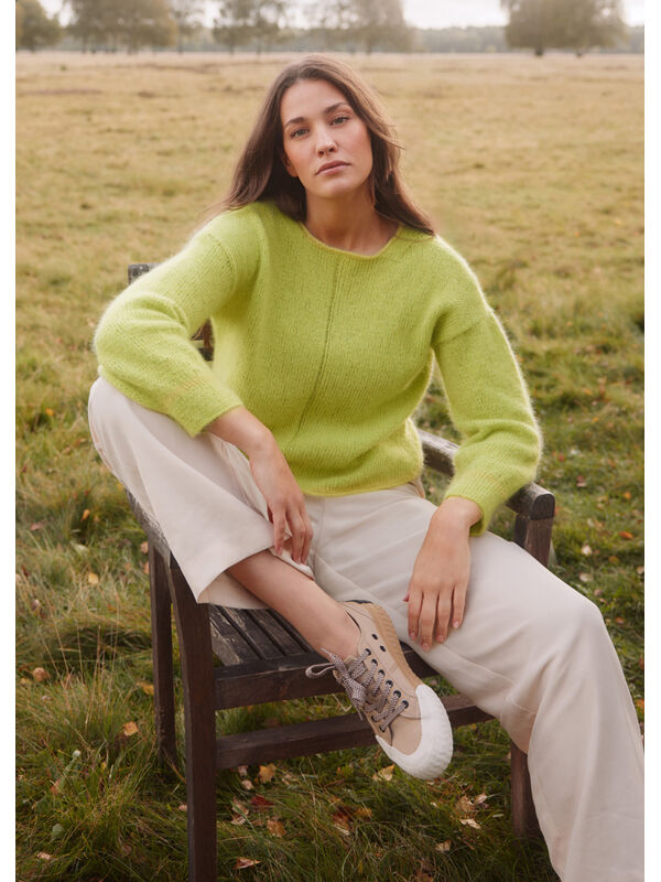 Lana Grossa PULLOVER Ecopuno & Silkhair - Strikkeoppskrift (NO)