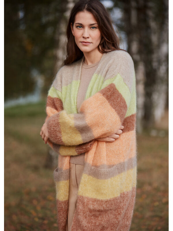 Lana Grossa LANG CARDIGAN Silkhair - Strikkeoppskrift (NO)
