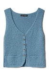 Lana Grossa VEST Riccio - Strikkeoppskrift (NO)