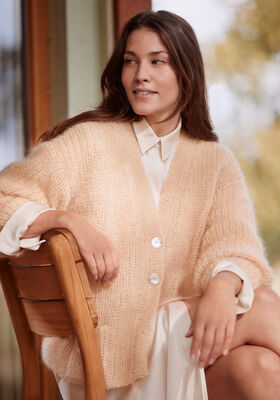 CARDIGAN Silkhair - Strikkeoppskrift (NO) fra Lana Grossa