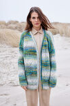 Lana Grossa CARDIGAN Picasso - Strikkeoppskrift (DK)