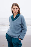 Lana Grossa PULLOVER Silkhair - Strikkeoppskrift (DK)