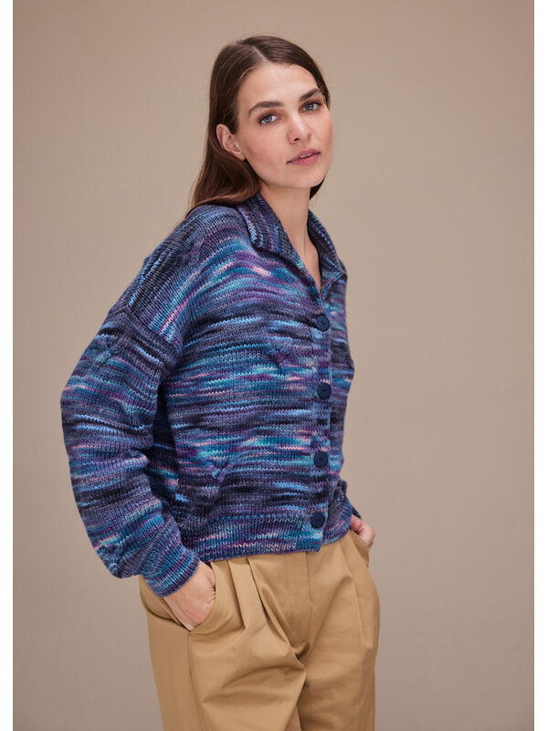Lana Grossa JAKKE Cool Merino Color - Strikkeoppskrift (DK)