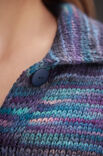 Lana Grossa JAKKE Cool Merino Color - Strikkeoppskrift (DK)