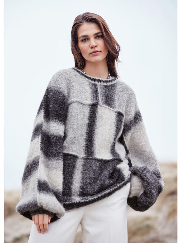 Lana Grossa PULLOVER Gigante - Strikkeoppskrift (DK)