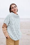 Lana Grossa PULLOVER Alpaca Air - Strikkeoppskrift (DK)